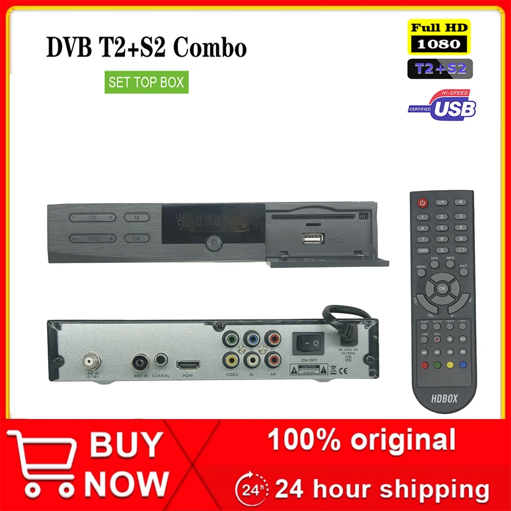 

ТВ-приставка HD DVB T2 S2, спутниковый ресивер с поддержкой Full HD, PVR, YouTube