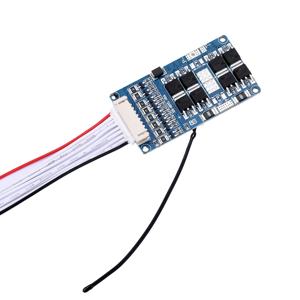 Фото Аккумулятор LiFePo4 BMS 8S, 24 В, 15 а/20 А/25 А, плата балансировки заряда с одинаковым портом, эквалайзер с температурной защитой NTC для электроинструментов №3