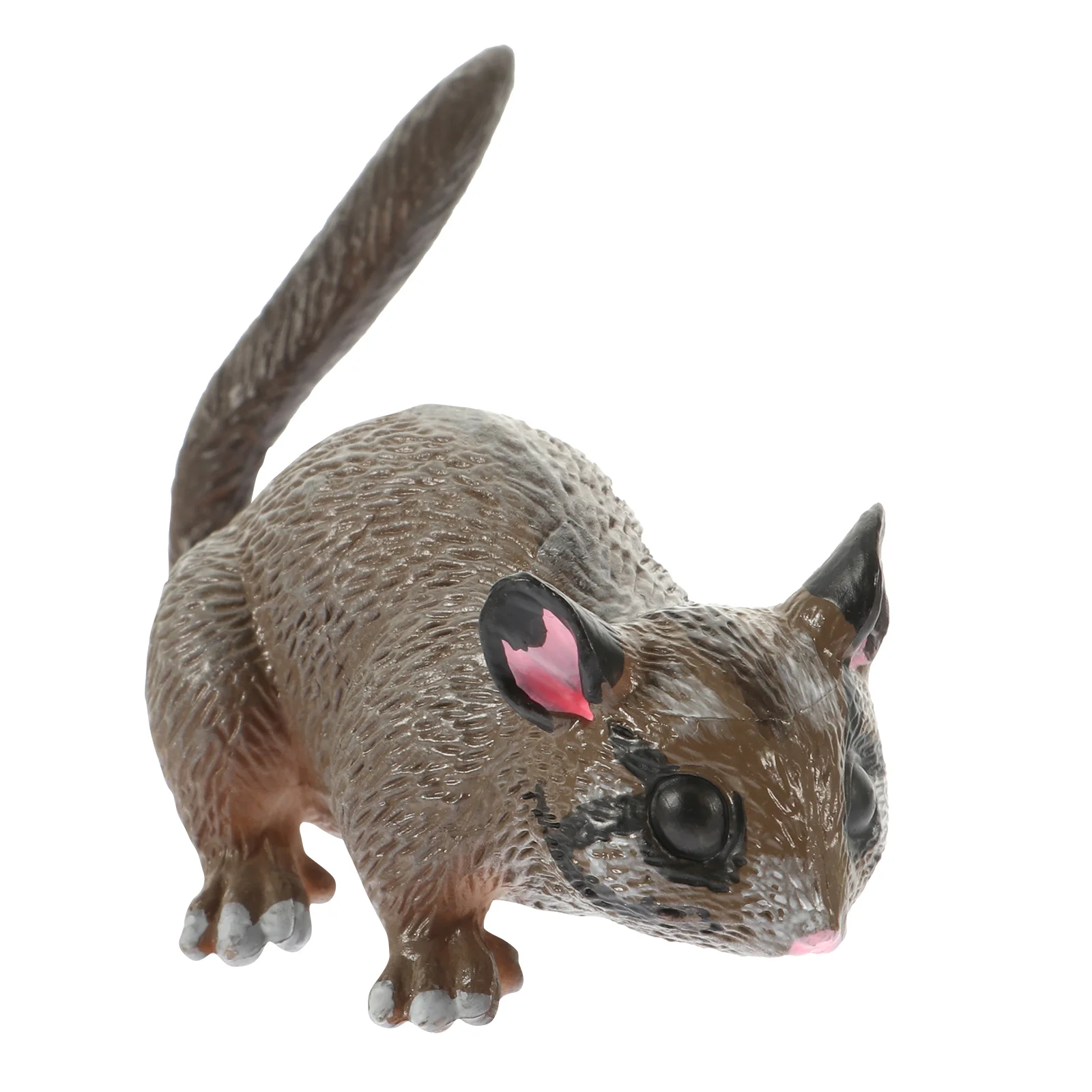 

Animal Squirrel Animals Figurines Miniature Toys Plush Figures Toy Figurine Petaurus Statue Breviceps Flying Woodland Rat Decor