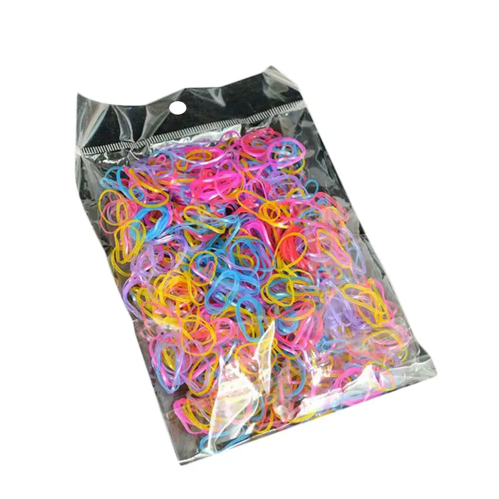 

1000 шт., одноразовые детские резинки для волос