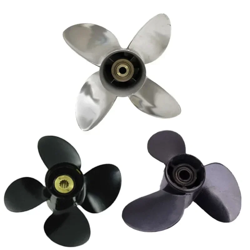 Cross borderEngines 30-60 HP 25hp Bigfoot(4 Stroke) 13 Spline Tooth Two-stroke Marine Stainless Steel Outboard Propeller 85-115