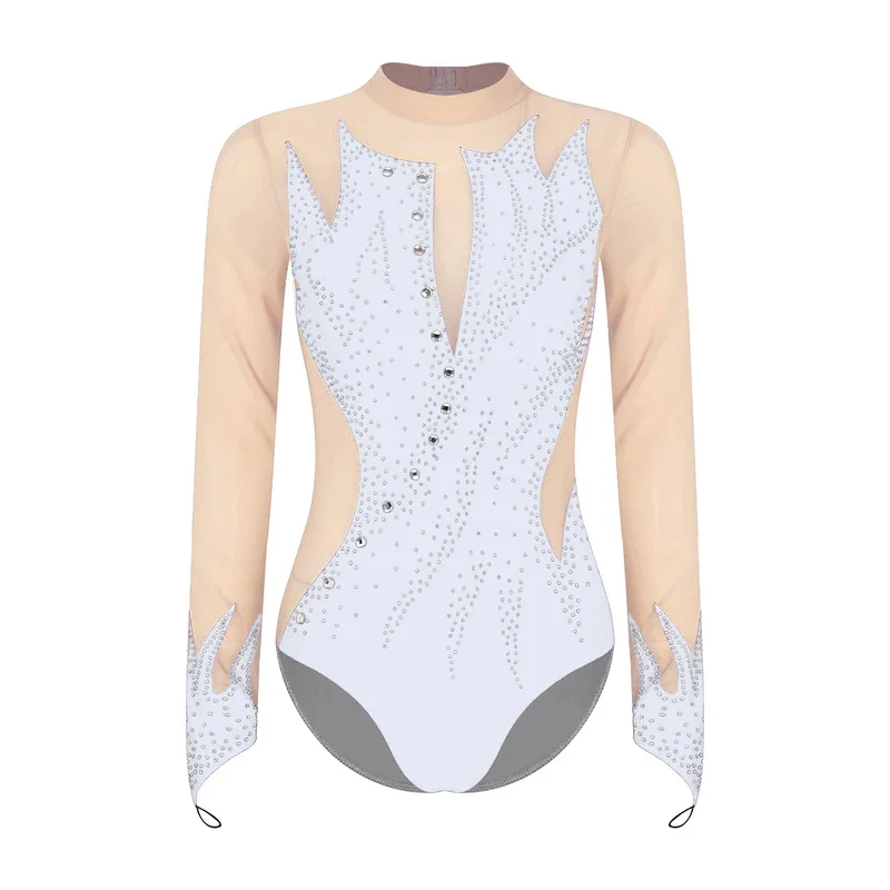 Женское боди для фигурного катания балетный танец художественная гимнастика