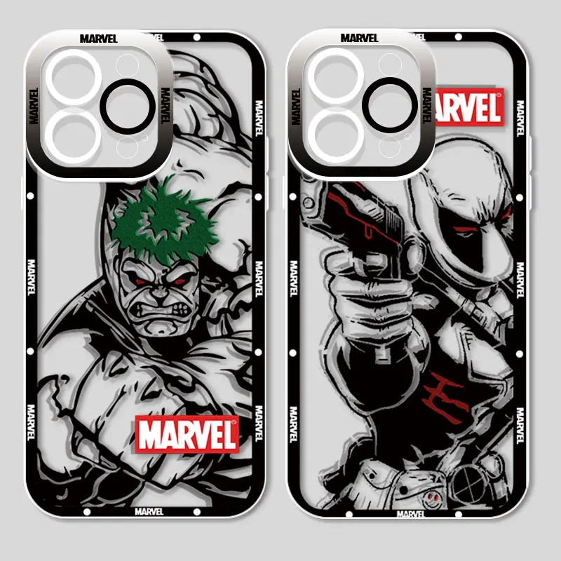 

Marvel Iron Man Superhero For iPhone 14 13 12 mini 11 Pro Max 8 7 Plus XR XS X Angel Eyes Phone Case