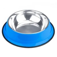 2022 72oz blue stainless steel dog bowl