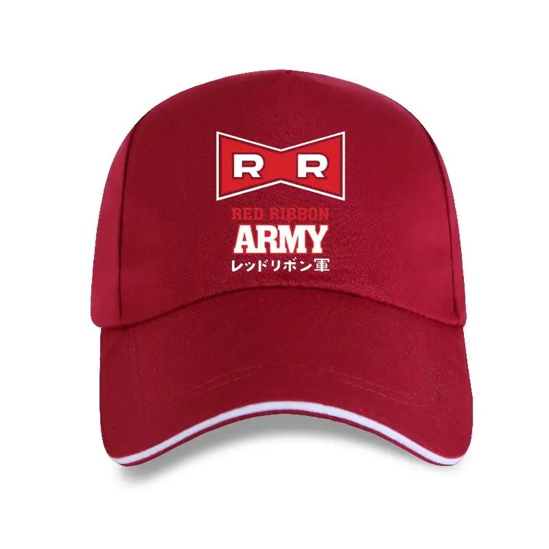 

new cap hat Mens Baseball Cap Trend customized Red Ribbon Army Men's Black