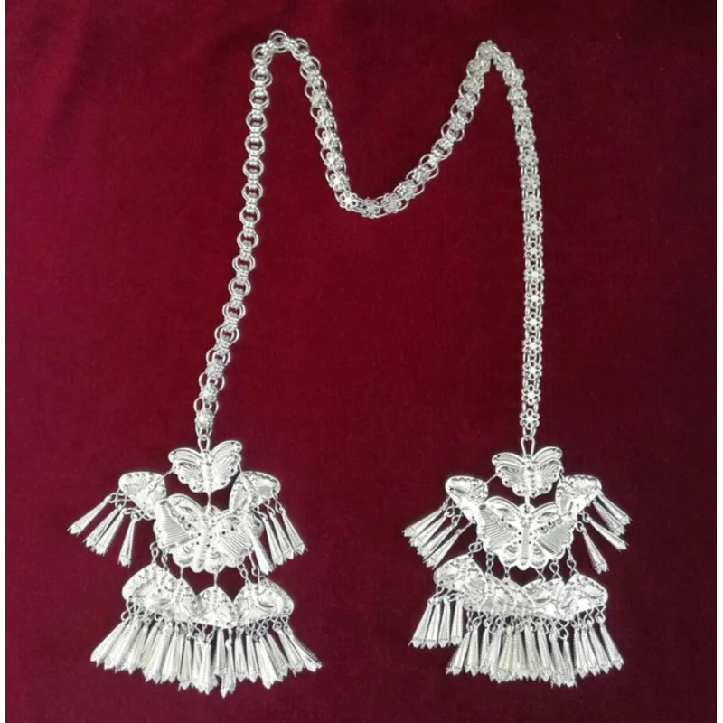 

Guizhou Miao and Dong Nationality Jewelry Minority Stage Miao Women's Necklace