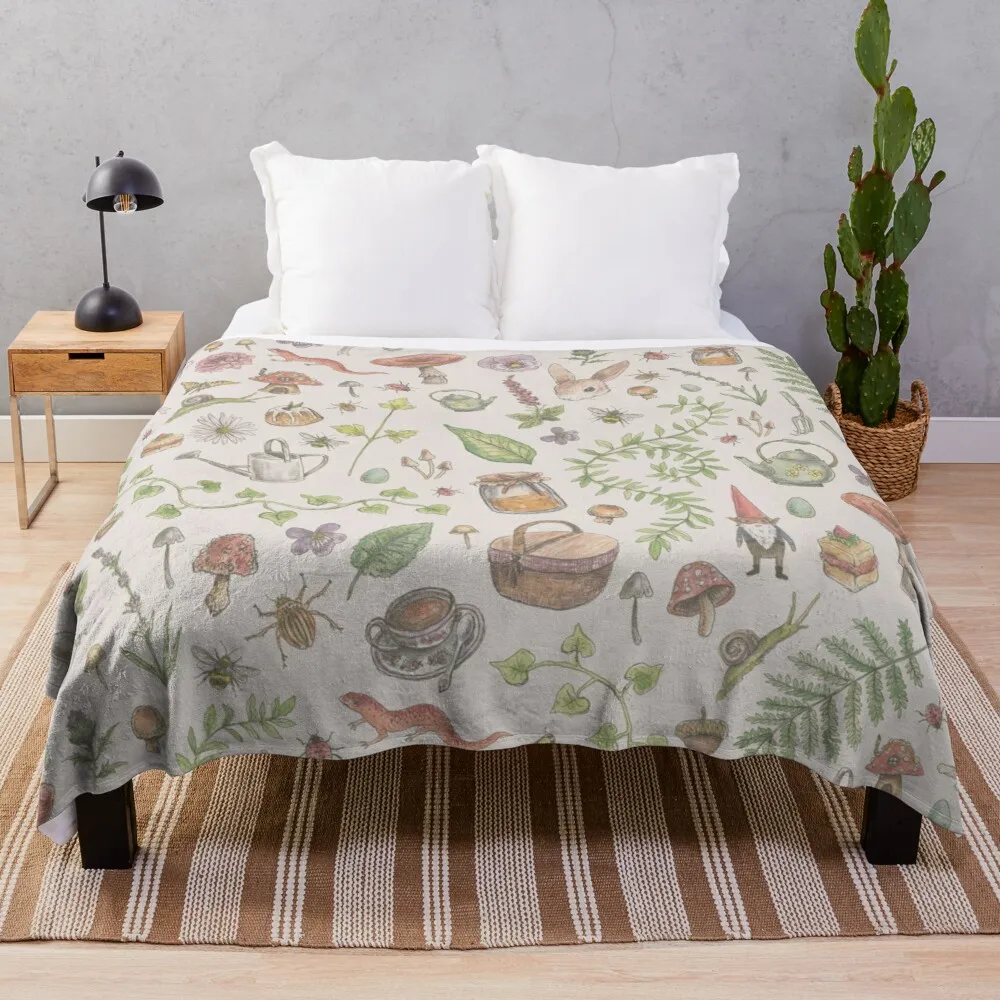 

Fabric Plaid Fur Throw Lash Bed Cottagecore-Faded Pink Cheap Throw Blankets