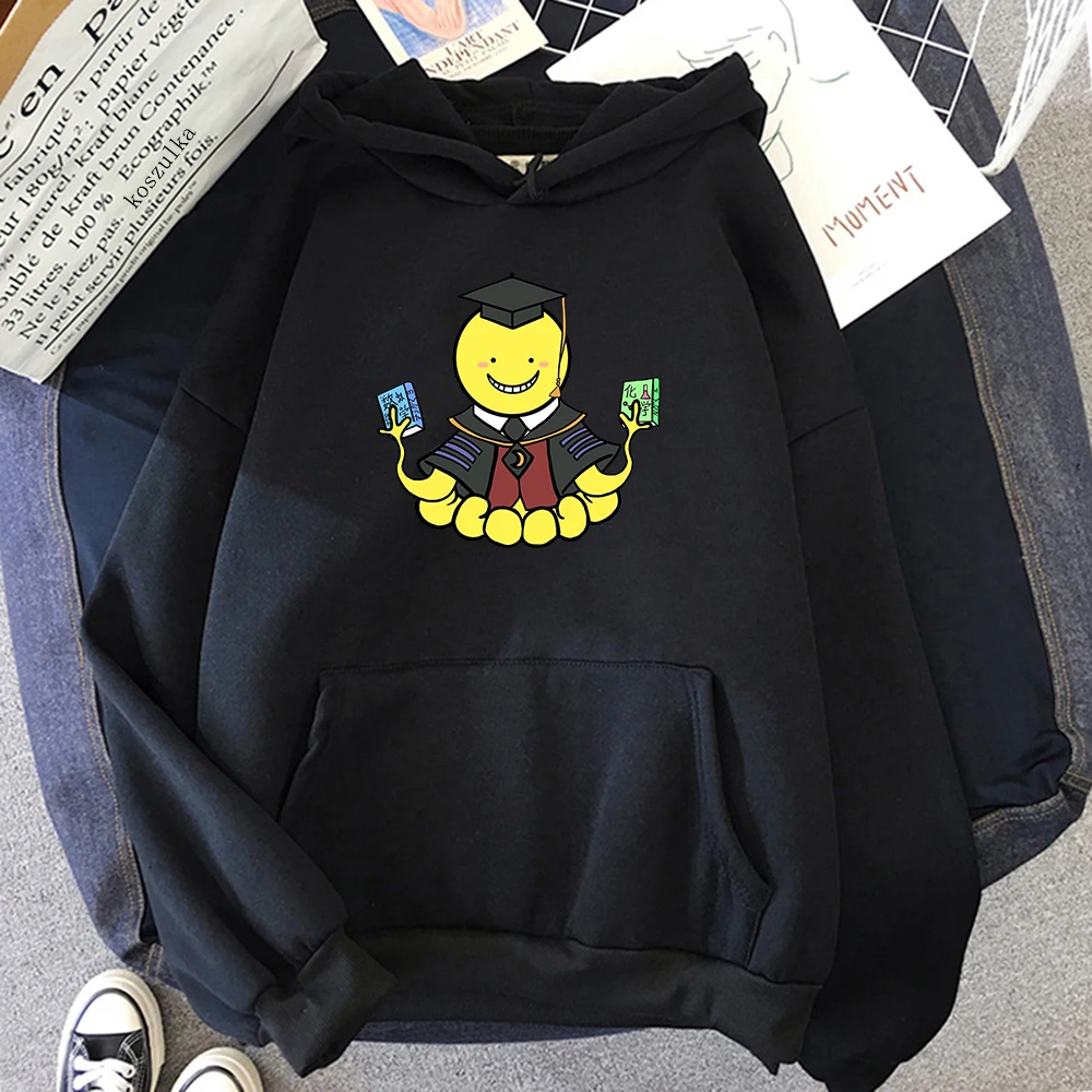

Assassination Classroom Hoodie Women Harajuku Oversized Koro Sensei Korosensei Hoodies Female Fleece Pullovers Anime Clothes Top