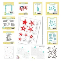 2022 arrival new stars and blessing words metal dies stamps stencil scrapbook diary decoration embossing template diy handmade