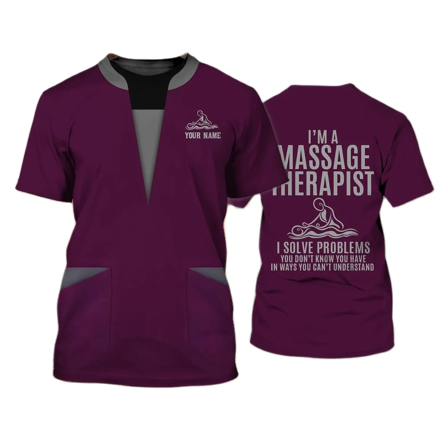 

Massage Therapy 3D Printing T Shirt Man Summer O-Neck Short Sleeve Oversized Top Casual Tee Loose Streetwear Harajaku