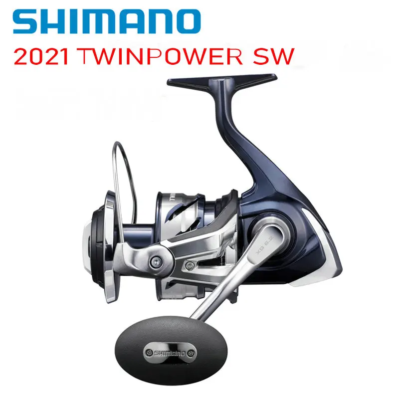 Спиннинговая катушка Shimano Twin Power SW 2021 4000 5000 6000 8000 10000 14000 4 6: 1 5 7: 6 2: для морской