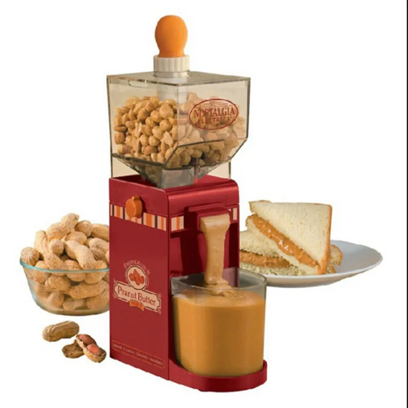 

Electric Peanut Butter Machine Peanut Nut Deep-fried Grinder Household Butter Maker Grinding Machine Cooking Tool