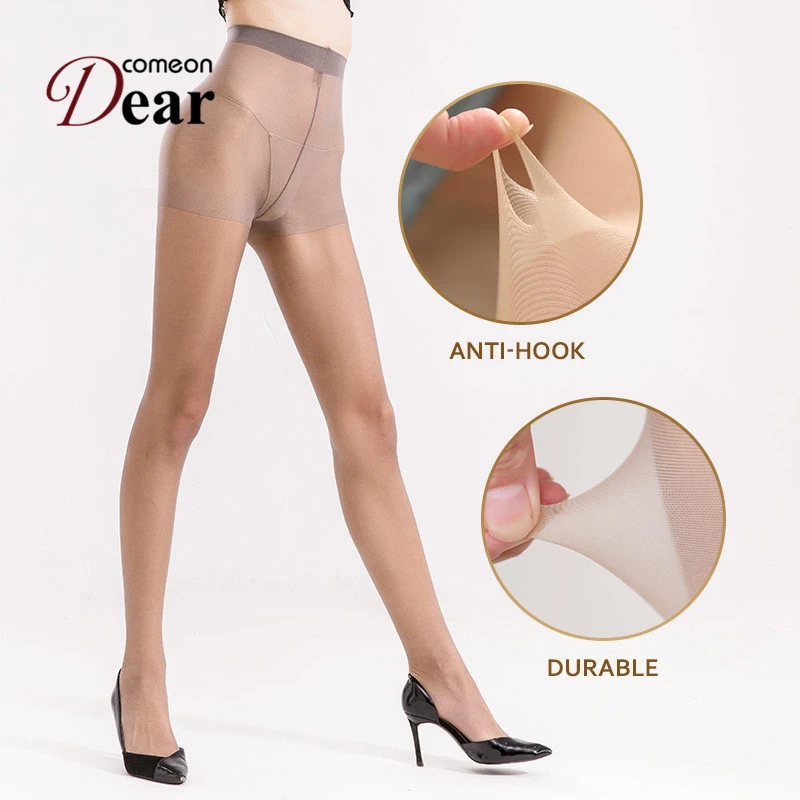 

Comeondear Lady Ultra-thin Pantyhose Elastic Tights Temptation Hosiery Invisible Leggings Breathable Anti-scratch Stockings Hot