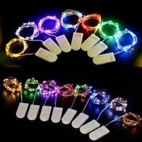 3 modes fairy lightswith cr2032 battery led string lightswaterproof copper wiretwinkle firefly lightsxmas wedding decoration