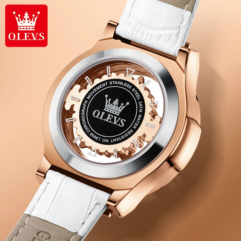 Reloj Mujer 2023 Snowflake Rotating Dial Women's Fashion Watches Rose Gold Diamond Quartz Watch Women Dress Clock Relogio enlarge