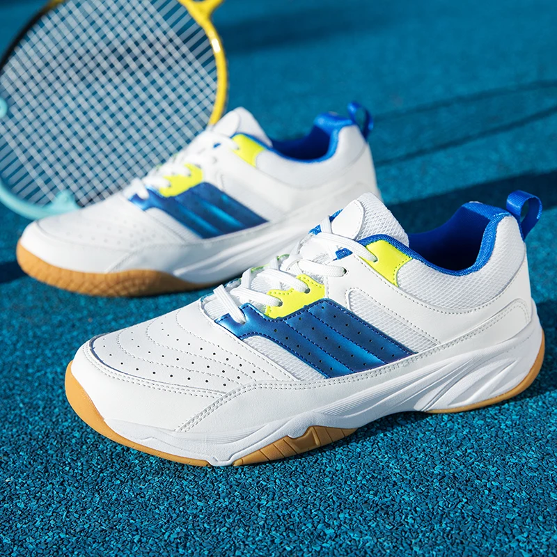 

Men and Women Professional Badminton Shoes Breathable Lightweight Tennis Sneakers Volleyball Shoes