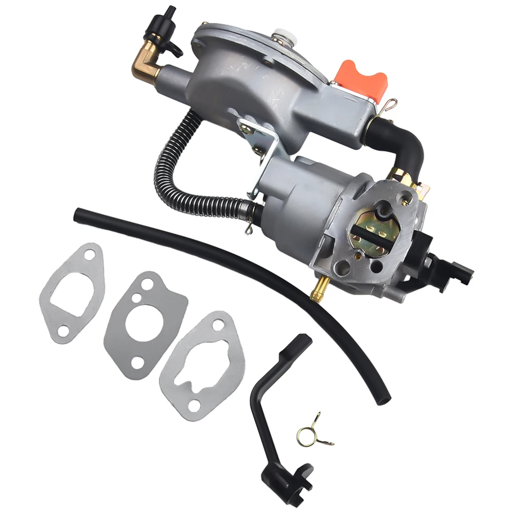 

Dual Fuel Carburetor Conversion Kit For Honda GX160 2KW 168F, 2.8KW GX200 170F With Manual Chokes Carburetor Replace Kits