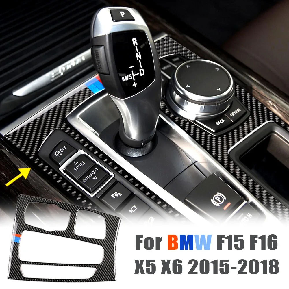 

Наклейки для BMW F15 F16 X5 X6 2015 2016 2017 2018 LHD, панель для автомобиля, гибкая панель Gigi, карбоновая внутренняя панель