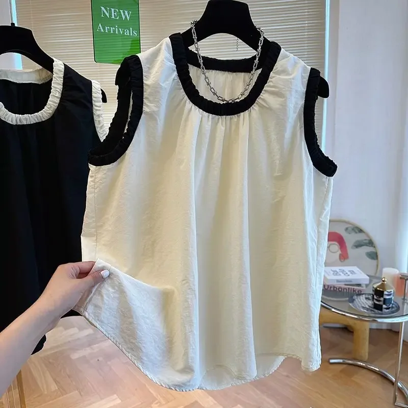 Французская футболка Nichedesign с защитой от чувствительности оборками по краю без