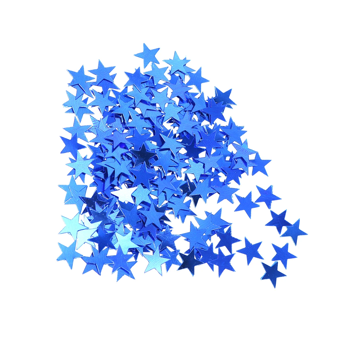 

2000pcs 10mm Star Glitter Metallic Star Pentagram Party Table Decor ( Blue and Silver )