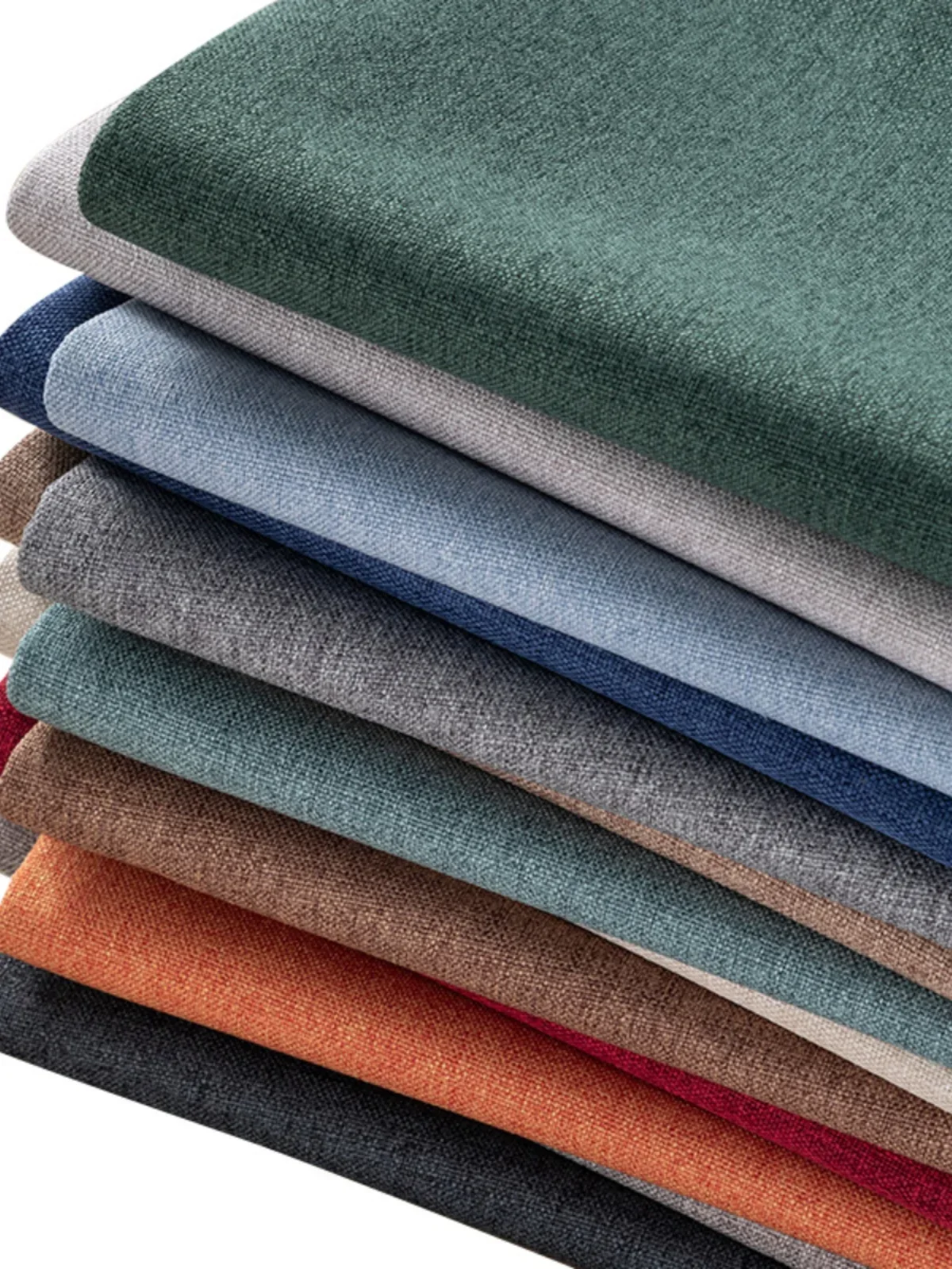 Плотная простая льняная ткань измерительный прибор скатерть сумки Подушка