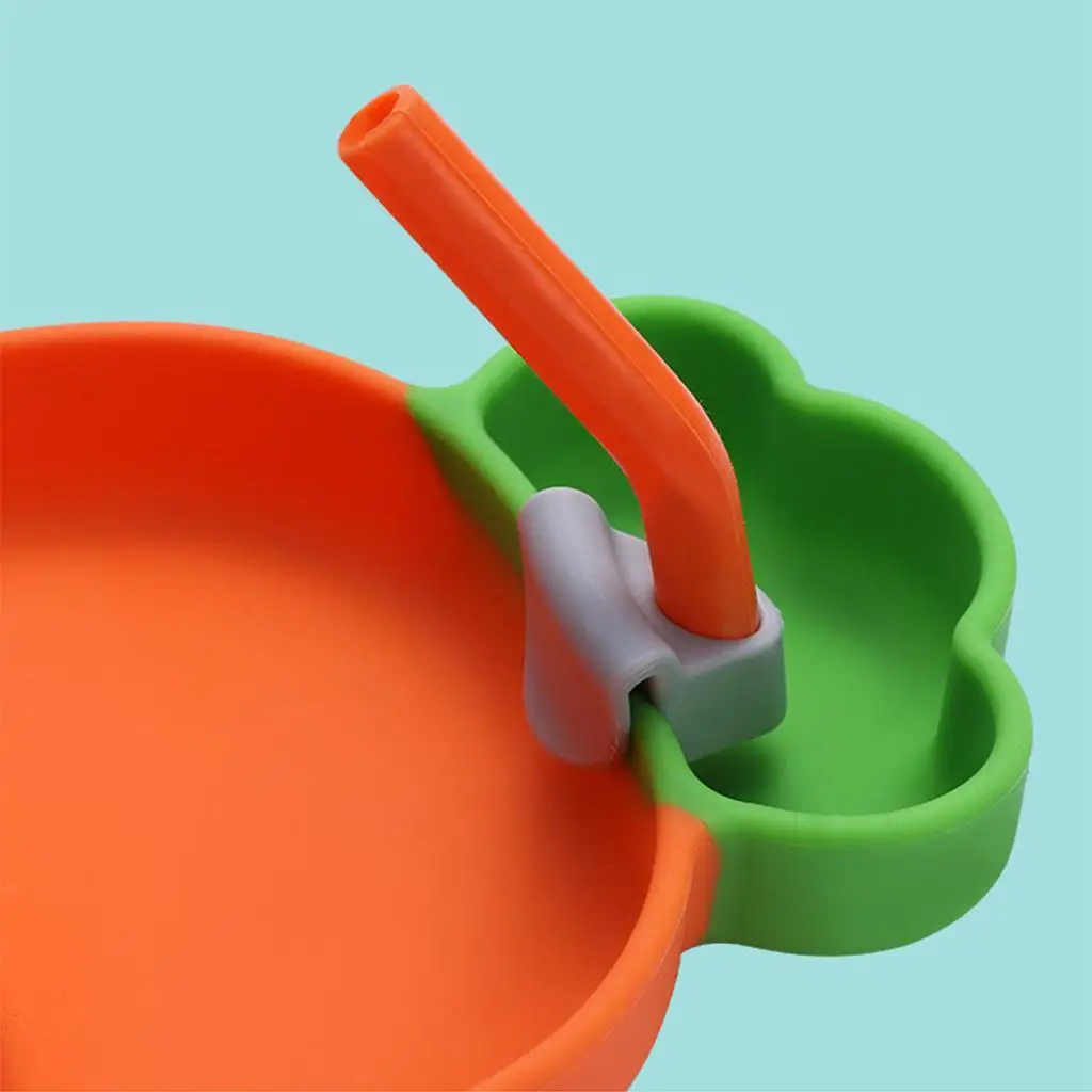 

4Pcs Set Toddler Tableware Set Kids Silicone Dinner Plate Divided Grids Dish