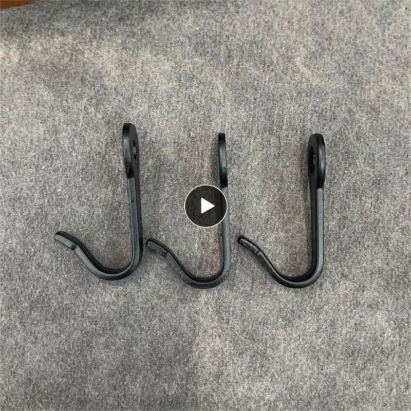 

Simple Cabinets Hooks Reusable Black Iron Hooks High Quality Aesthetically Pleasing Bedroom Hook Bathroom Hook Durable