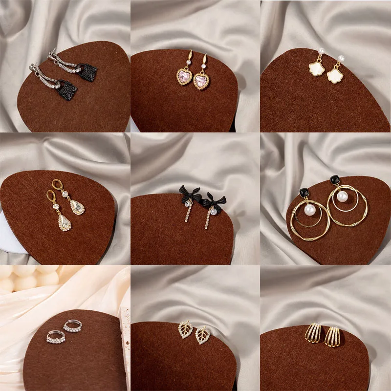 

Fashion Bowknot Water Drop Pendant Earrings Vintage Geometric Charms Stud Ear Jewelry Party Gifts For Women Girls