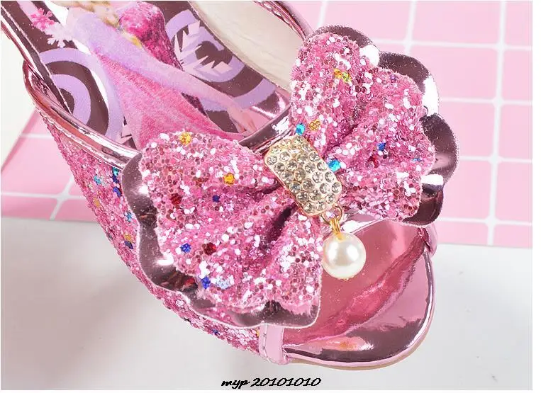 Туфли Disney Холодное сердце для девочек детские сандалии на плоской подошве