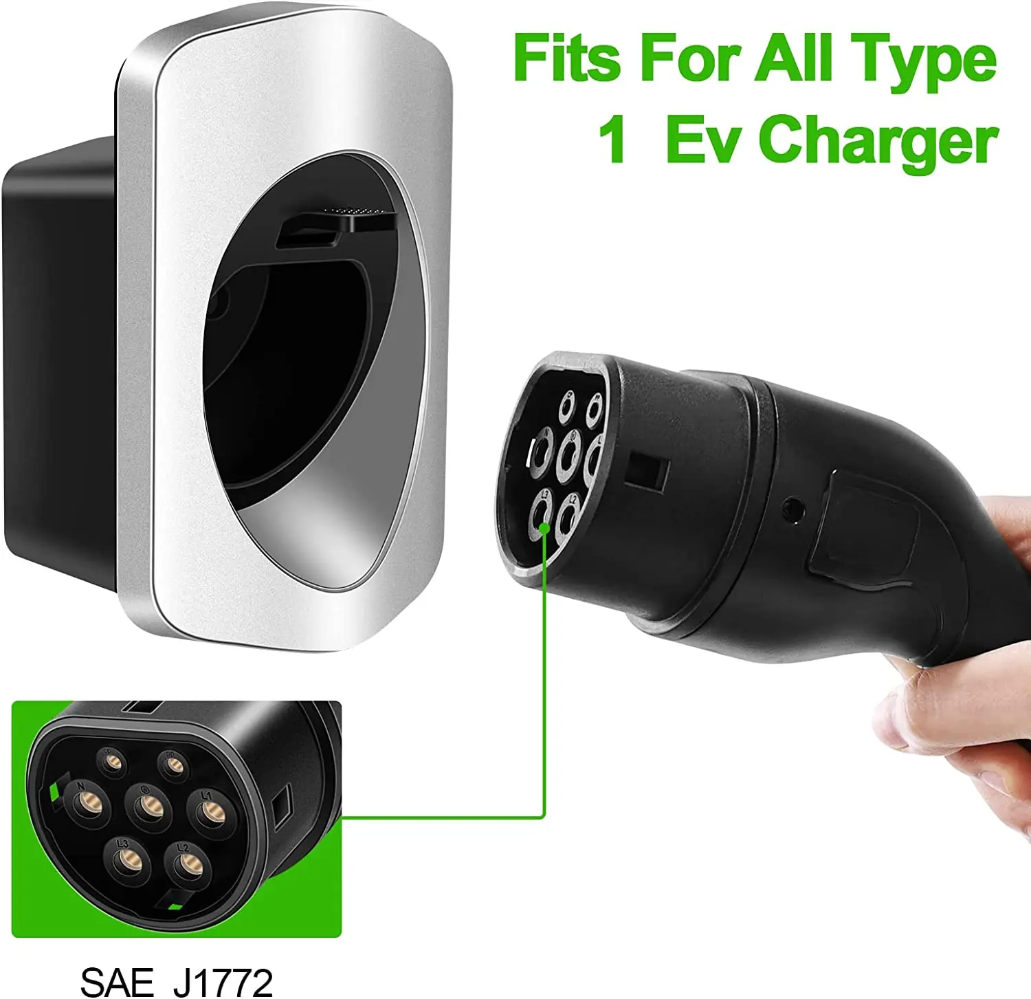 

YILADE подставка для зарядного устройства типа 1 Type 2 j1772 и разъем Iec 62196-2 j1772