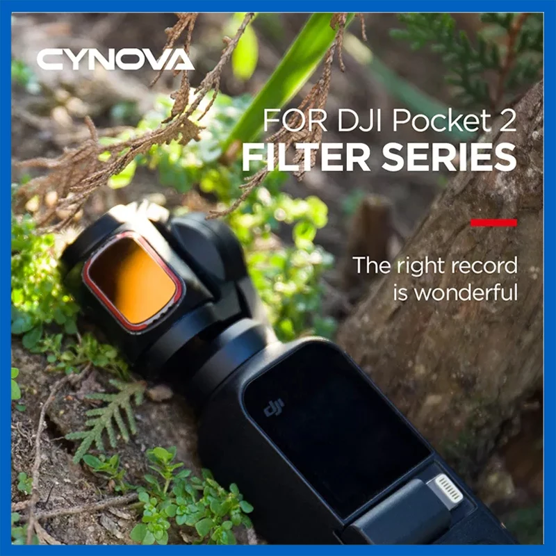 

CYNOVA for DJI Pocket 2 Lens Filter OSMO POCKET/POCKET2 Filters HD MRC UV CPL ND PL 8 16 32 64 ND8 ND16 Camera Professional Set