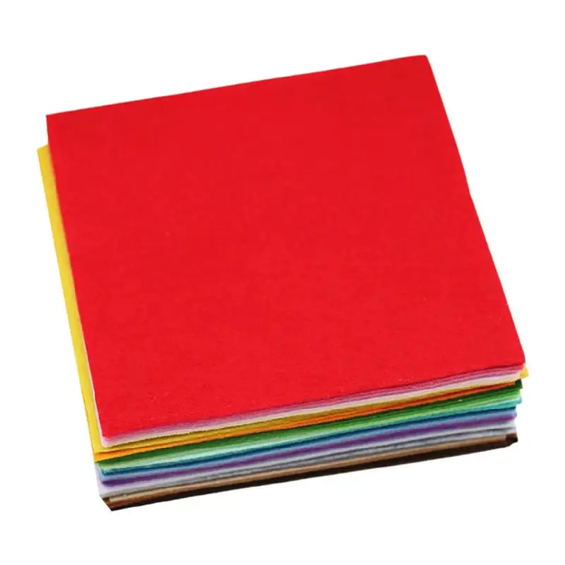 

Фетровая ткань для рукоделия, 40 шт., радужные цвета, 12X8, 30 см X 20 см, квадратная фетровая ткань для рукоделия «сделай сам», набор для художестве...