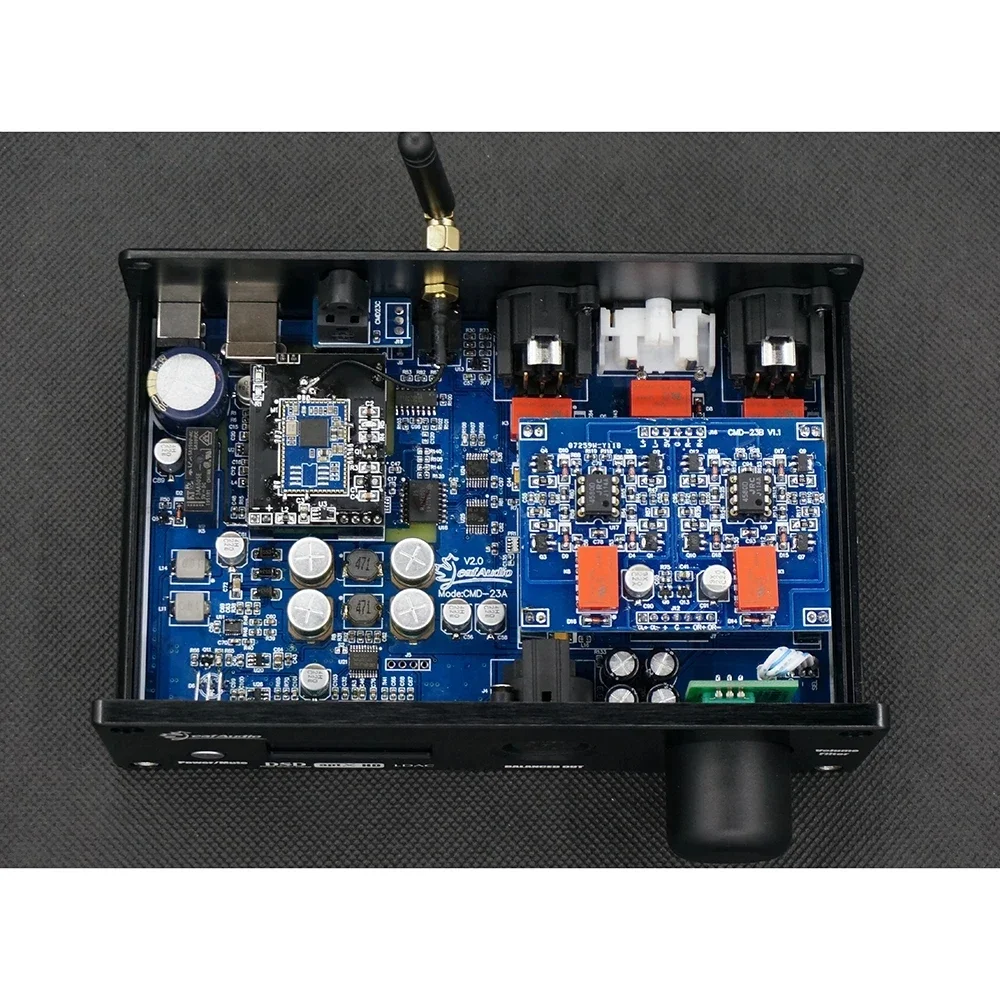 LDAC Csr8675 5 0 Dual ES9038Q2M полностью сбалансированный усилитель для наушников XMOS XU208 DAC