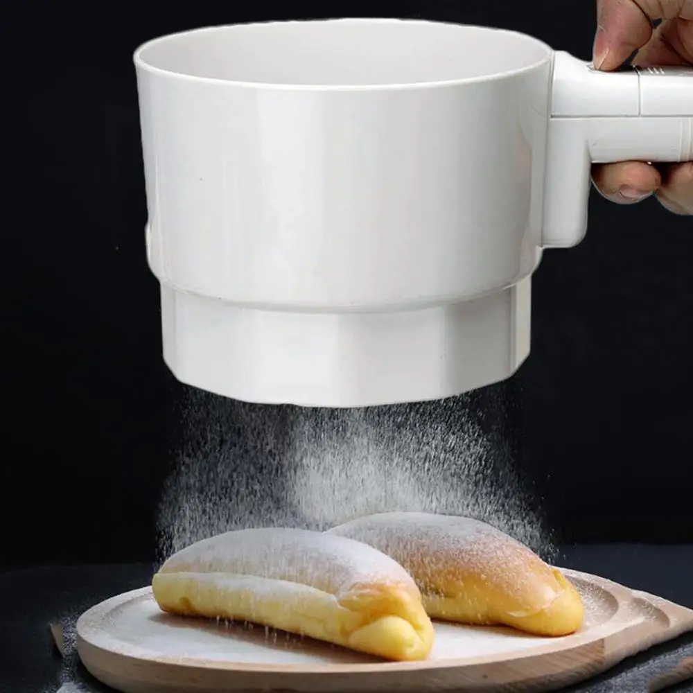 

Electric Flour Sifter Battery Operated Sieve Shaker Baking Shaker HandHeld