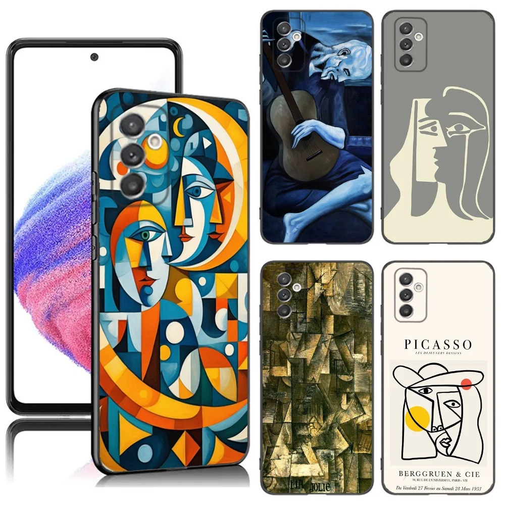 Художественный чехол для телефона P-Пабло P-Picasso Samsung S24 23 22 30 21 10 9 Ultra Plus Lite FE 5G