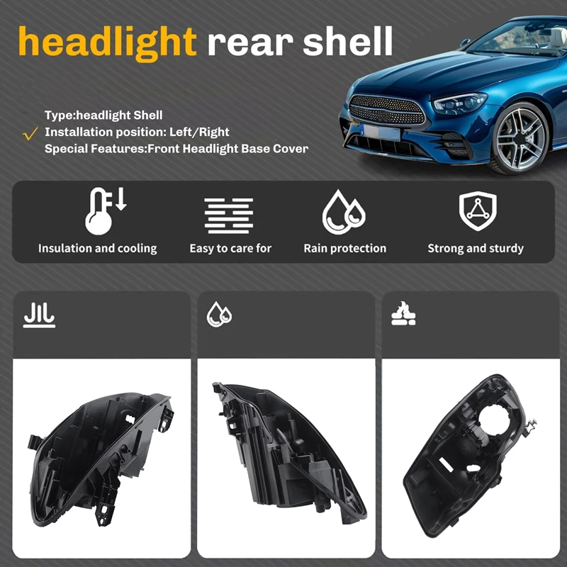 Крышка основания автомобильной фары для Mercedes-Benz CLA W117 2013-2016 задняя фара