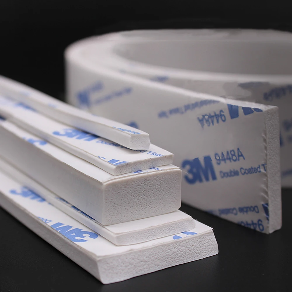 Самоклеящаяся лента из силиконовой резины ширина 5-50 мм толщина 2-20 белая пена