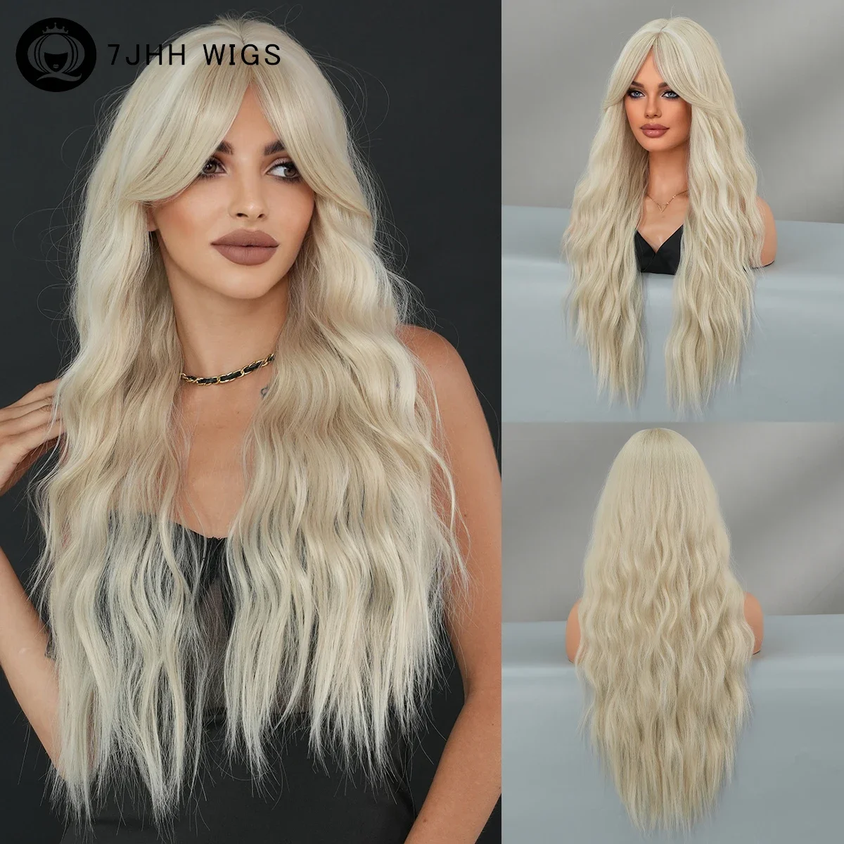 Парик &quotЛолита&quot свободные телесные волнистые бежевые парики с занавеской