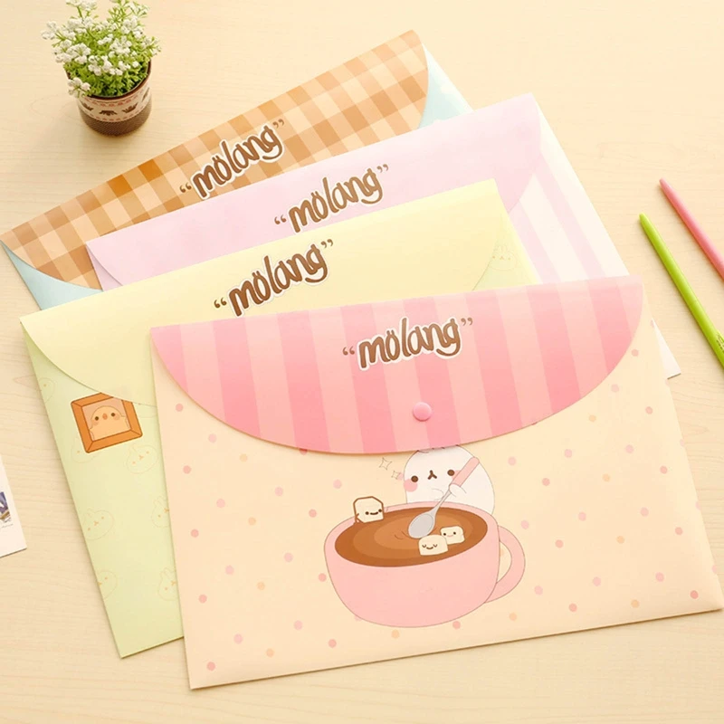 

A4 Folder File Document Storage Bag Waterproof Reusable for Students Teachers