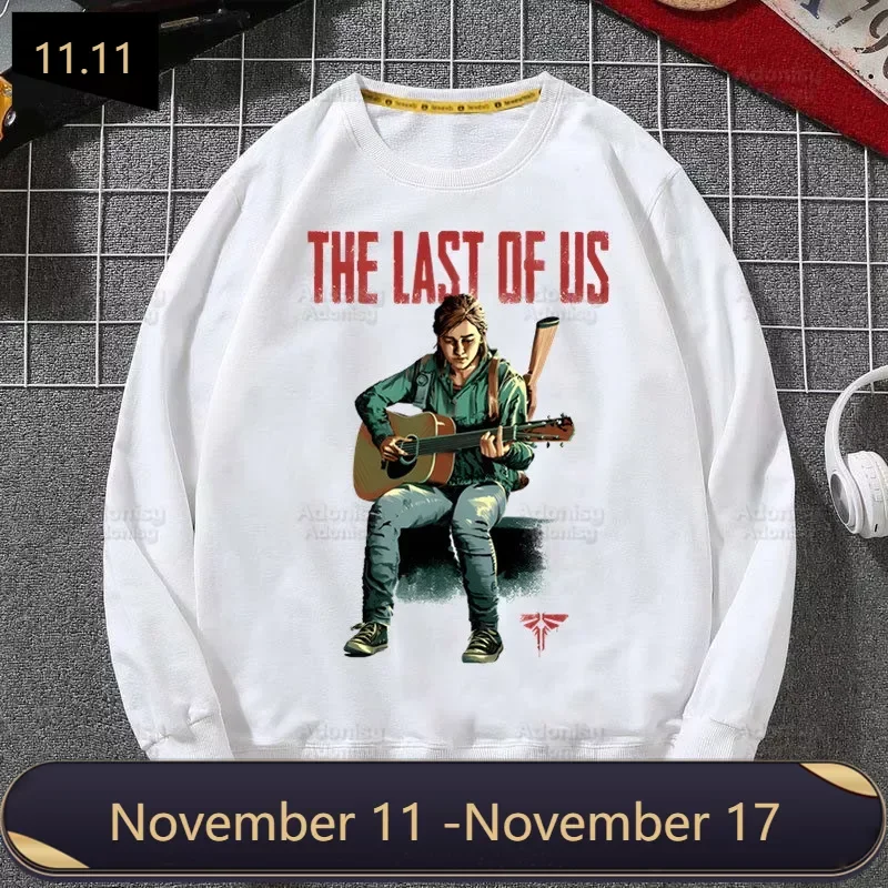 

The Last Of Us Joel Ellie Fashion Hoodies Spring Autumn Male Casual Hoodies Sweatshirts Men's Hoodies Sweatshirt Tops