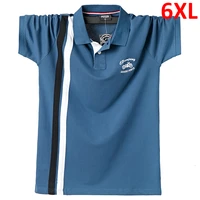 summer polo shirt men short sleeve polo shirts casual fashion stripe patchwork polo cotton tops male summer tops blue black red