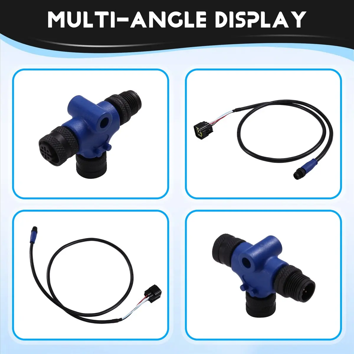 Фото Кабель интерфейса двигателя Besttttt для подвесных моторов Yamaha NMEA 2000, 06653-ZZ3-760HE, 6-контактный, для Lowrance, Simrad, B&G, Navico, Garmin №4
