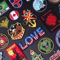 army embroidered patches for clothing thermoadhesive patches military tactical badges sewing applique for jacket clothes t shirt