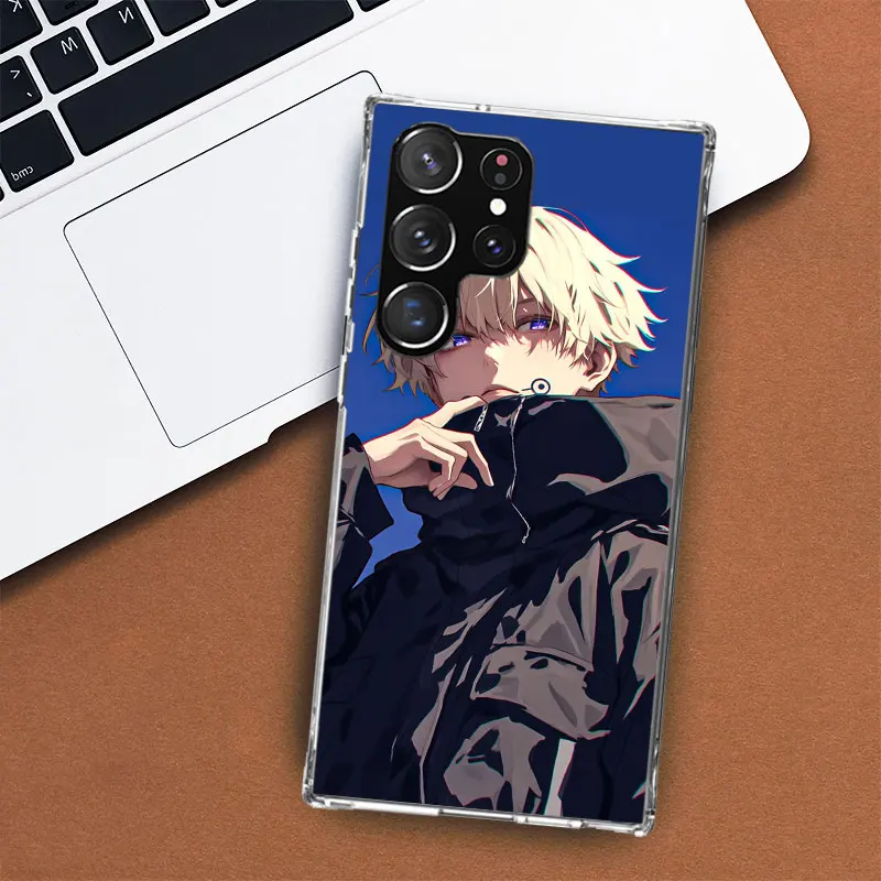 Фото Чехол для телефона Kaisen J-Jujutsu Inumaki Toge для Samsung Galaxy S25 S24 S23 Plus S22 Ultra S21 S20 FE S10 + S25 Edge Funda Shell Coq №3