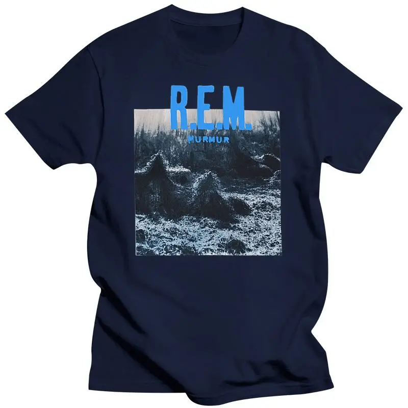 

Mens Clothing Official Black REM T Shirt R.E.M 'Murmur' Album Cover All Sizes