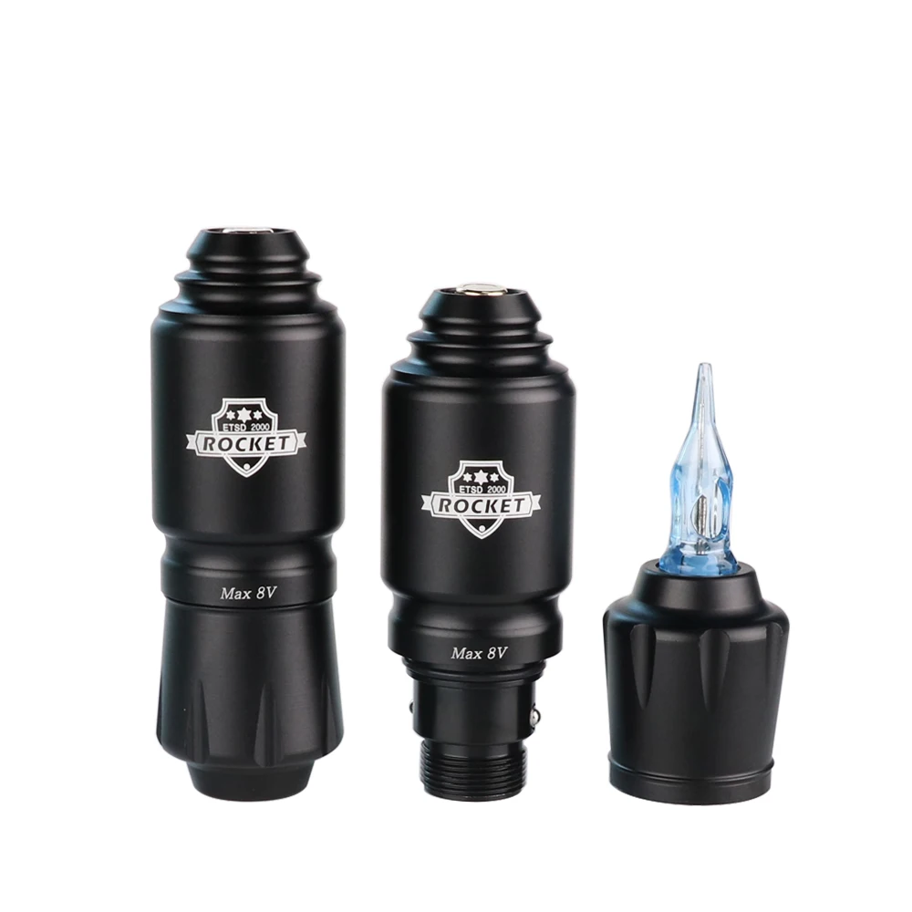 Мини-машинка для татуировки Rocket 8 В 9000 об/мин мощный мотор роторная ручка