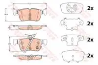 

Внутренняя задняя тормозная колодка GDB2115 для GALAXY III 1,5, redo, TDCI, redo, replay TDCI