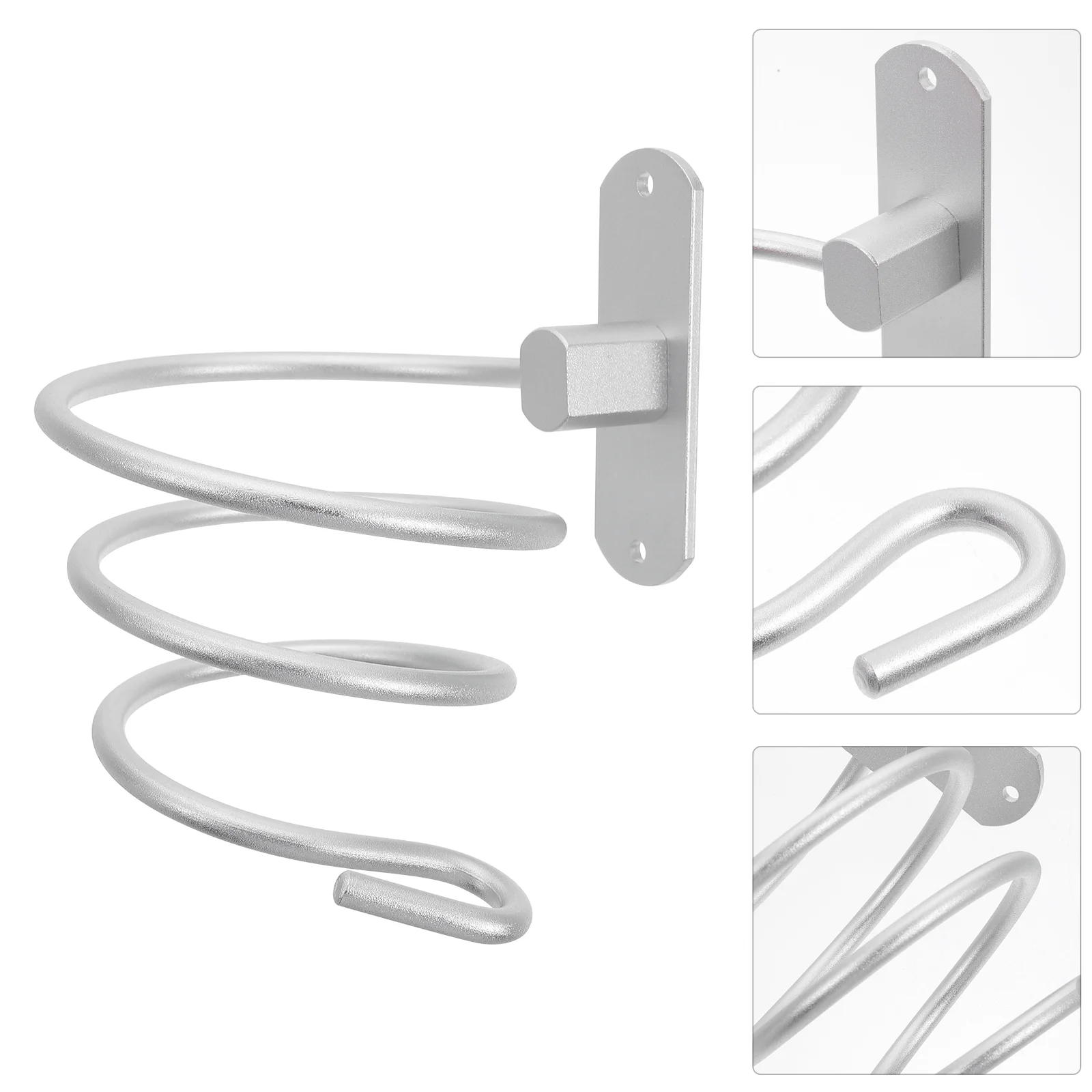 

1pc Useful Portable Practical Hairdryer Spiral Stand Hairdryer Support Holder Hair Dryer Rack