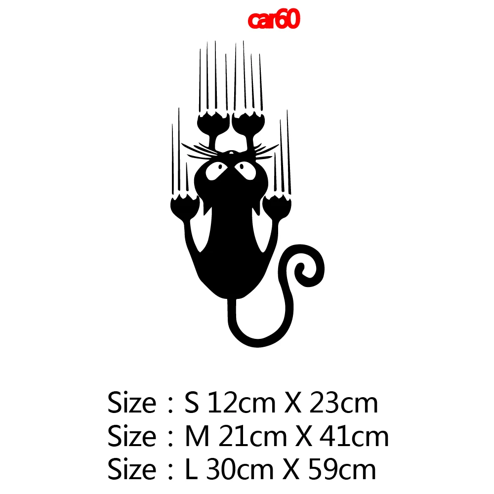 

Прекрасная наклейка на автомобиль с котом для украшения окна, авто, черный кот, виниловые наклейки, наклейки на кузов автомобиля