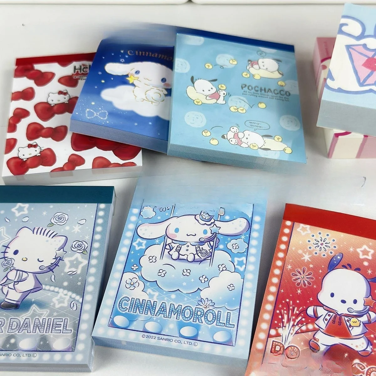 

Kawaii Sanrio Memo Pad Girl Heart Cinnamoroll Message Book My Melody Memo Paper Hand Account Decorative Paper Children's Gift